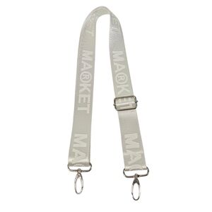 Chinatown Market White Logo Web Crossbody Bag Strap Adjustable 1.5" by MA®KET